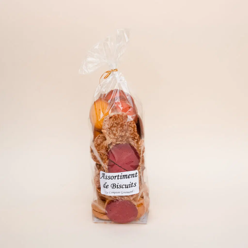 assortiment-biscuits Sachet d'assortiment de biscuits secs