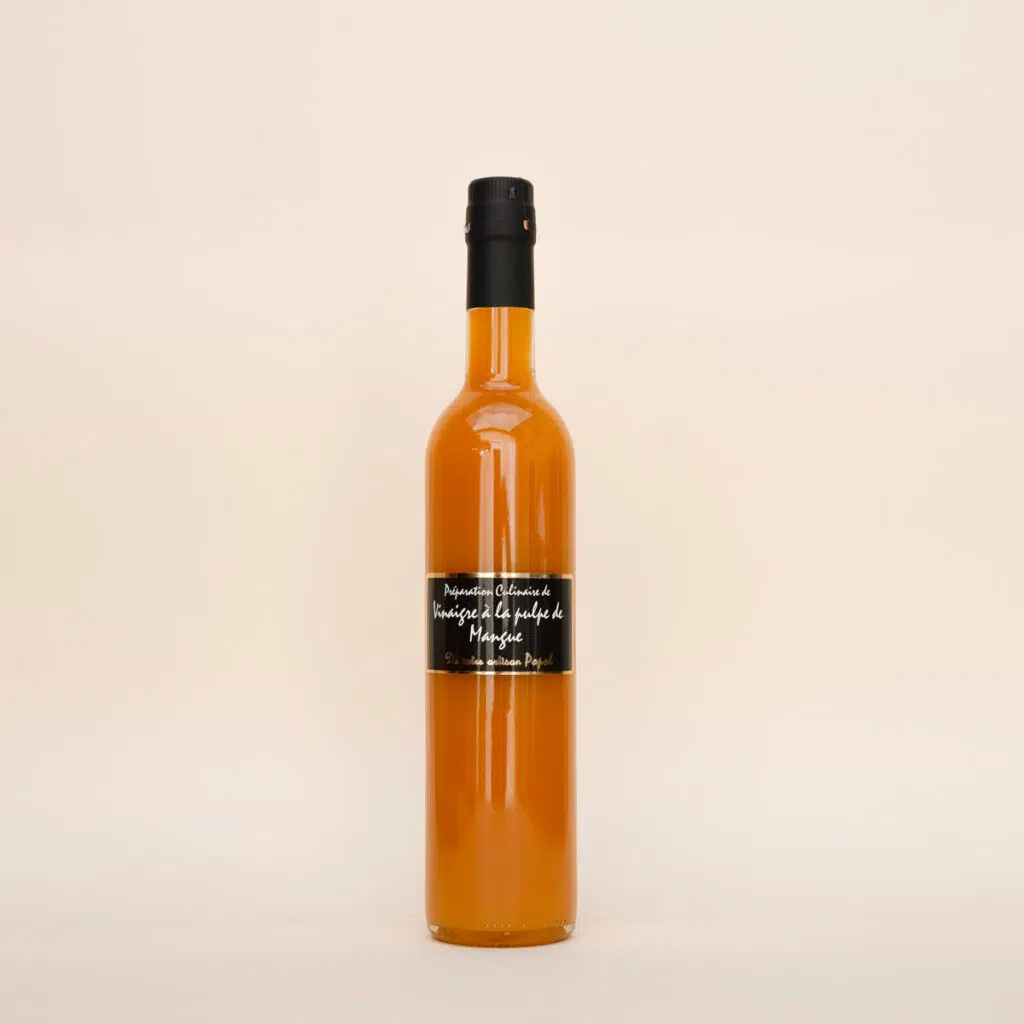vinaigre-pulpe-mangue Vinaigre à la pulpe de mangue de l'Artisan Popol